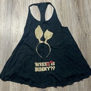 Wild Fox Racer Back Black Tank Top Multiple Sizes